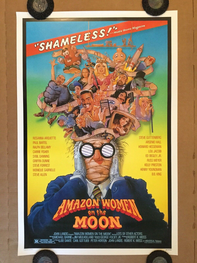 Amazon Women on the Moon Original Movie Poster  in Arts & Collectibles in Calgary