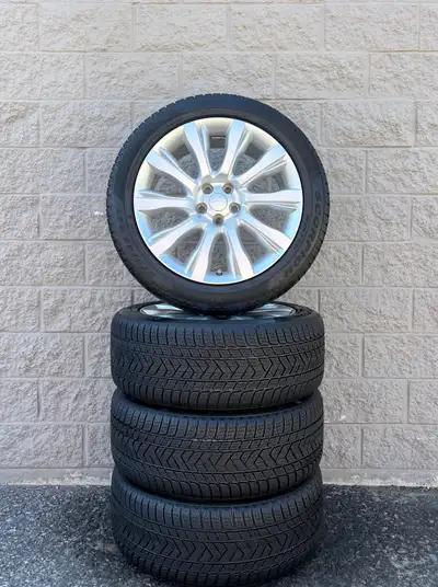 Winter / Snow Pirelli Scorpion Tires w/ Land Rover Range Rover Original 21" Wheels + TPMS. 4x 275 45...