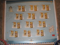 Year of the Monkey - Uncut Sheet of Canadian Stamps