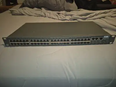 SMC Networks TigerSwitch – 50-Port Gigabit Managed Switch, View more