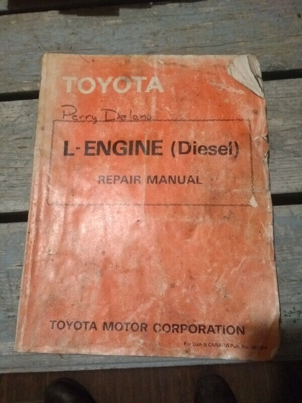Toyota diesel l engine manuel in Engine & Engine Parts in Saint John