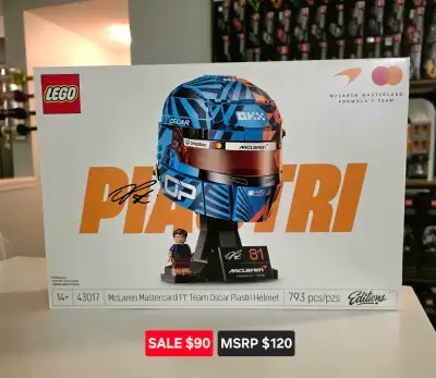 Lego McLaren Mastercard F1 Team Oscar Piastri Helmet [SALE], View more