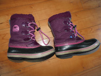 Girls Sorel Winter Boots, Size 1