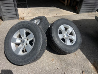 2015 Ram rims with winter tires