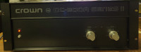 CROWN DC-300A SERIES II STEREO POWER AMPLIFIER ( SERVICED  )