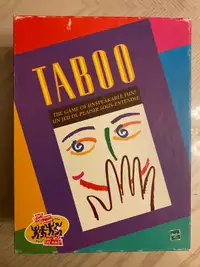 Vintage late 80s early 90s Taboo the game of unspeakable fun 