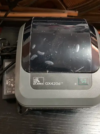Zebra GX420d Label Printer w/ Power Supply, View more