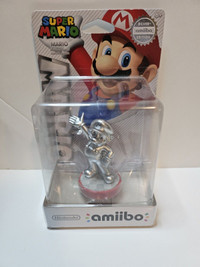 Super Mario: Mario - Silver amiibo (NA Version)