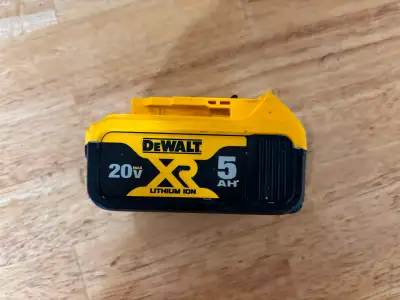As New Dewalt 5Ah XR LED Battery. Sells $225 $80 firm. Introducing the DEWALT DCB205, the ultimate p...