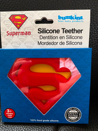 NEW Baby toy Superman silicone teether