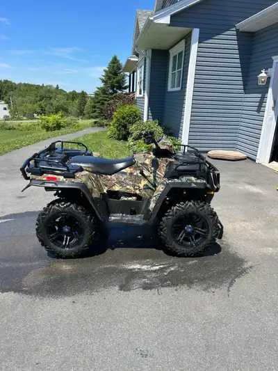 570 Polaris Sportsman Hunters edition Rear backseat Front windshield Upgraded rims Four new tires Fr...