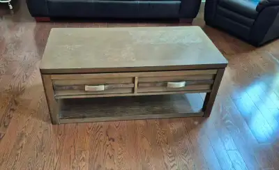 Functional Lift-Top Coffee Table (Solid Wood), View more
