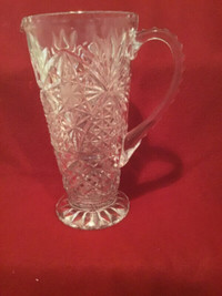 Pinwheel crystal pitcher