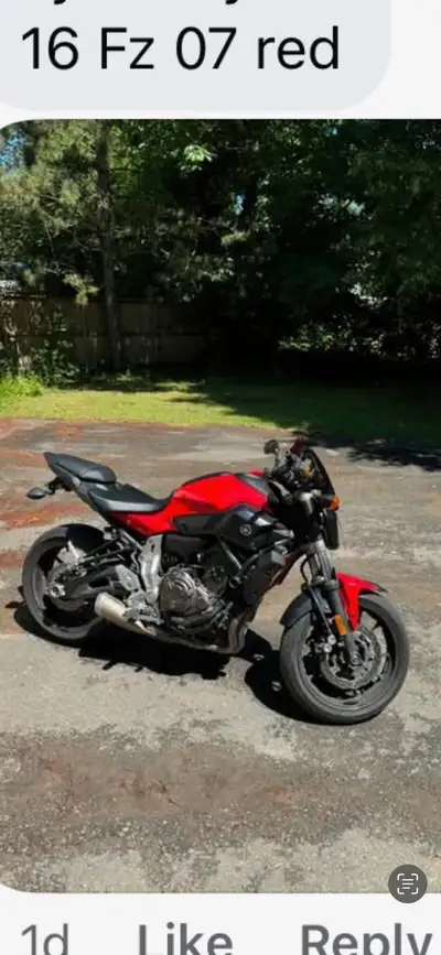 Sport bike on a touring frame. Great starter or mid-level bike. Was going to turn to stunt bike but...