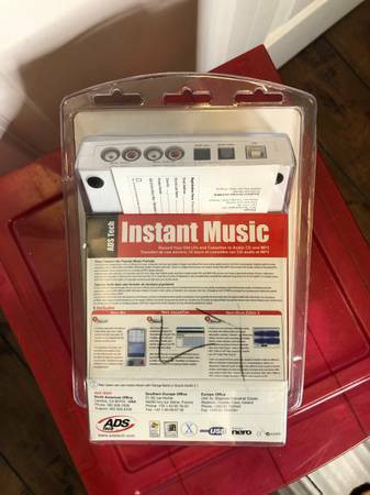 ADS Tech INSTANT MUSIC (Record Your Old LP's & Cassettes to CD, in General Electronics in Burnaby/New Westminster - Image 2