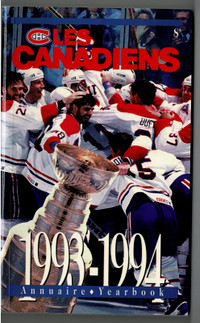 Montreal Canadiens Media Guides (8) 1974 to 1998 period
