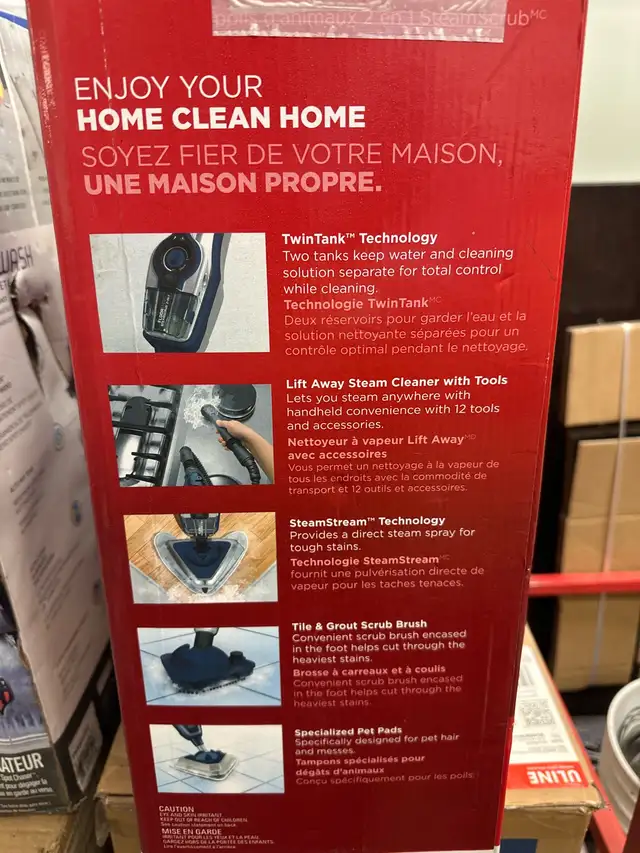 Hoover 2 in 1 steam cleaner628632683027231224