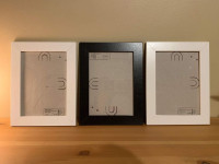 IKEA 5x7 picture frames (3 available)