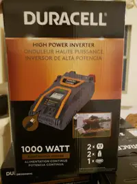 Duracell inverter 1000/2000W - Brand New