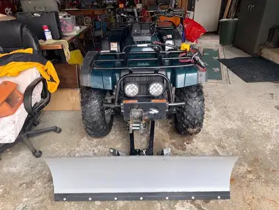 500 cc ATV with plow. New seat and newer tires, new 4500 lb winch with synthetic rope. Works great f...