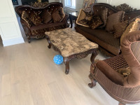 Sofas and table for sale 