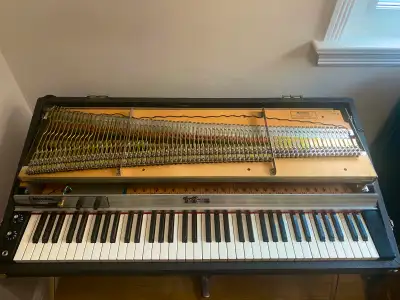 1978 Fender Rhodes Stage 73 + Rare Rhodes 2x12 Stereo Amp, View more