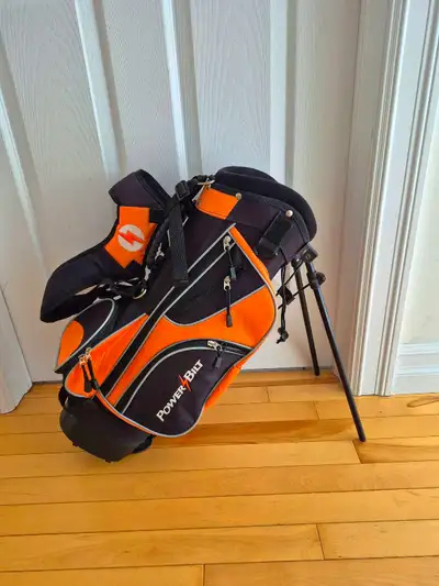 NEW Kid's POWER BILT Junior Golf Clubs Bag, View more