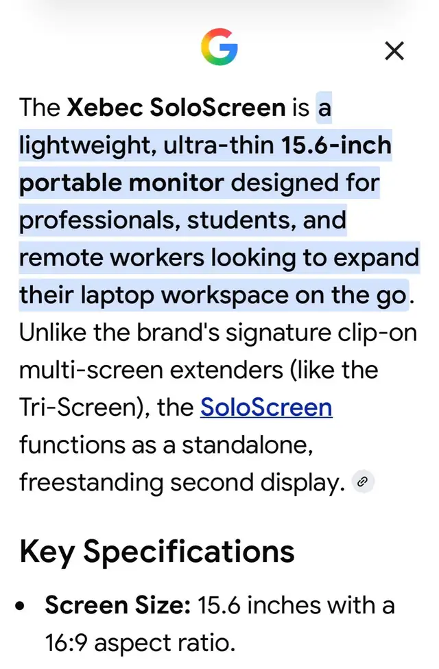 XEBEC SOLO SCREEN - NEW in Laptop Accessories in City of Toronto - Image 5