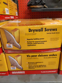 Grabber Drywall Screws New boxes
