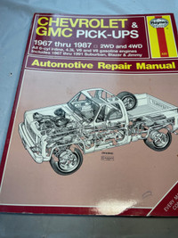 1967-1987 CHEVROLET & GMC PICK -UP REPAIR MANUAL #M1541