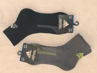 Adidas men's performance socks - 2 pairs each - 2 available