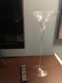 Slim and tall MARTINI STYLE VASE