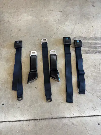 Nice set of 1970 C10 black seatbelts. Everything works like it should. $250 Dutton Ontario Can ship
