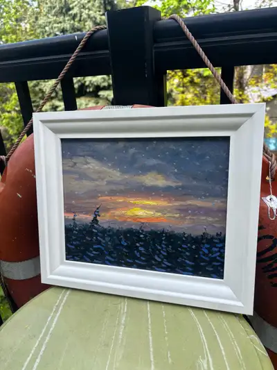  Norman R. Brown Oil on Board Painting , View more