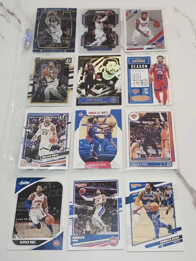 Derrick Rose basketball cards , View more