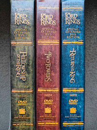Lord of the Rings Trilogy Special Extended Edition DVD box sets