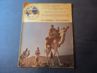 Rare back issue of SCIENCES ET VOYAGES, No. 64 & the issue for April 1951. Magazine is printed in Fr...