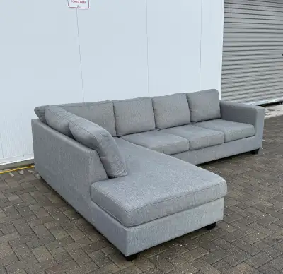 Free Delivery  Grey Urban bArn couch Sectional sofa Lshape , View more