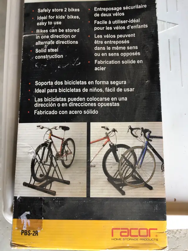 Bike Floor Stand for 2 bikes - Racor PBS-2R in Other in St. Albert - Image 4