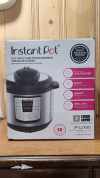 Insta-Pot 6 in 1 Pressure Cooker – IP-LUX80