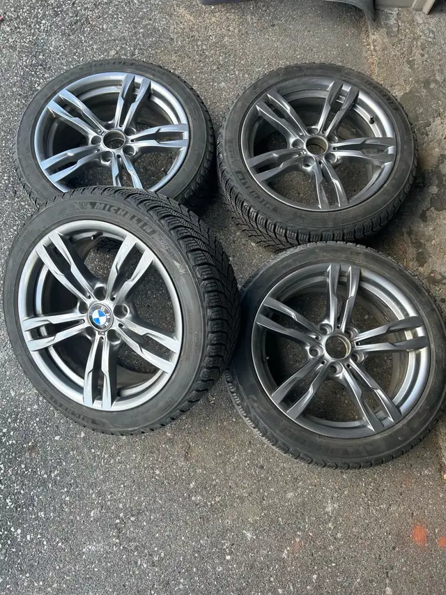18” BMW OEM M-SPORT RIMS AND WINTER TIRES in Tires & Rims in Mississauga / Peel Region - Image 4