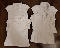 Girls 5-6 White Polo Shirt