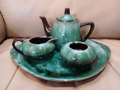 Green Mountain Pottery Tea Set Vintage, View more