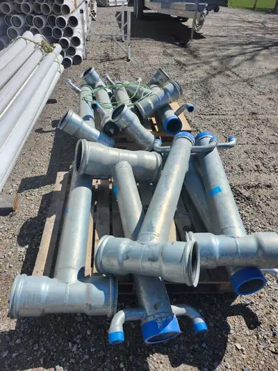 I'm selling several aluminum irrigation risers, each measuring 6" x 6". These are brand new, never b...