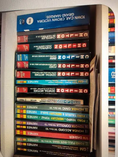 Lots of Car Manuals, all in good condition some still in wrapper. $10 each.