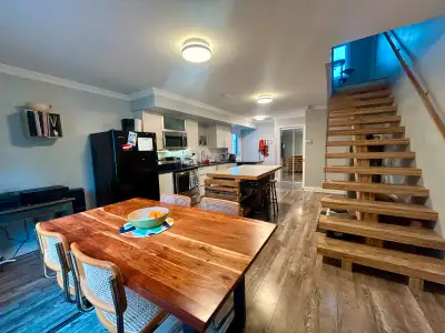 Prime location! Open concept, modern design , walk score of 99!
