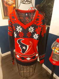 Houston Texans Christmas sweater small 