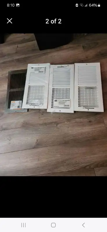 2 WAY WALL REGISTERS in Home Décor & Accents in Trenton - Image 2
