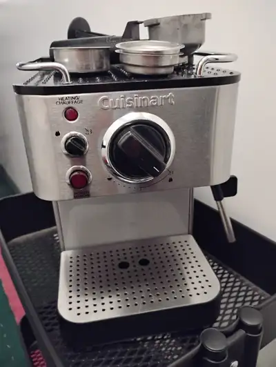 Cuisinart Espresso maker machine, Stainless steel, used just a few times, new one sell for $280+ tax...