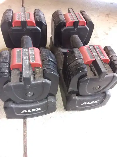 Alex pin lock adjustable dumbbell weights, View more